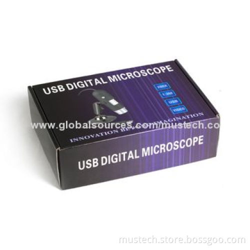New designed 1.3MP high-quality USB digital microscope, supports photo/video formatNew